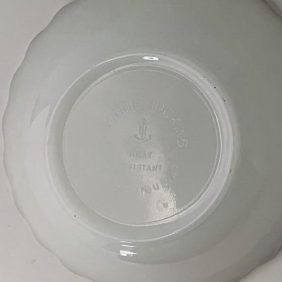 Vintage Swirl Golden Shell Lustre Small Fruit Dessert Bowls by Anchor Hocking - Picture 5 of 5